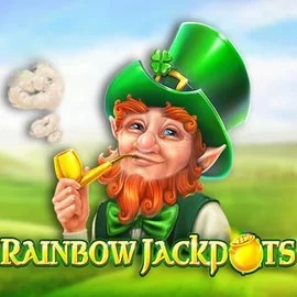 Rainbow Jackpots logo by Red Tiger Gaming Duffspin Casino