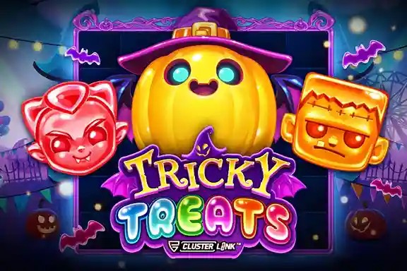 Tricky Treats game by Push Gaming – logo hosted on Duffspin Casino