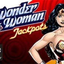 Wonder Woman Jackpots logo – Jackpots by Amaya at Duffspin Casino